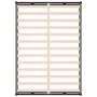 Estructura de cama de madera maciza negra 200x200 cm de vidaXL, Camas y somieres - Ref: Foro24-820820, Precio: 116,15 €, Desc...