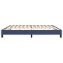 Blue taupe gray fabric bed frame 200x200 cm by vidaXL, Beds and slatted bases - Ref: Foro24-3120546, Price: 104,08 €, Discoun...
