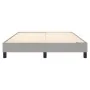 Hellgrauer Stoffbettrahmen 140x190 cm von vidaXL, Betten und Lattenroste - Ref: Foro24-3120508, Preis: 99,89 €, Rabatt: %