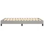 Hellgrauer Stoffbettrahmen 140x190 cm von vidaXL, Betten und Lattenroste - Ref: Foro24-3120508, Preis: 99,89 €, Rabatt: %