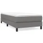 Dark gray fabric bed frame 100x200 cm by vidaXL, Beds and slatted bases - Ref: Foro24-3120493, Price: 76,98 €, Discount: %