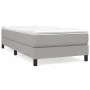 Light gray fabric bed frame 100x200 cm by vidaXL, Beds and slatted bases - Ref: Foro24-3120492, Price: 77,13 €, Discount: %