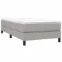 Light gray fabric bed frame 100x200 cm by vidaXL, Beds and slatted bases - Ref: Foro24-3120492, Price: 77,13 €, Discount: %