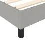 Light gray fabric bed frame 100x200 cm by vidaXL, Beds and slatted bases - Ref: Foro24-3120492, Price: 77,13 €, Discount: %