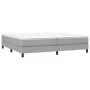 Estructura de cama gris claro tela 200x200 cm de vidaXL, Camas y somieres - Ref: Foro24-3120540, Precio: 114,24 €, Descuento: %