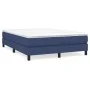 Estructura de cama de tela gris taupe azul 140x200 cm de vidaXL, Camas y somieres - Ref: Foro24-3120522, Precio: 97,71 €, Des...