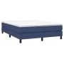 Estructura de cama de tela gris taupe azul 140x200 cm de vidaXL, Camas y somieres - Ref: Foro24-3120522, Precio: 97,71 €, Des...
