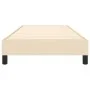 Cream fabric bed frame 80x200 cm by vidaXL, Beds and slatted bases - Ref: Foro24-3120473, Price: 93,48 €, Discount: %