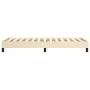 Cream fabric bed frame 80x200 cm by vidaXL, Beds and slatted bases - Ref: Foro24-3120473, Price: 93,48 €, Discount: %