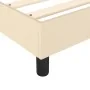 Cream fabric bed frame 80x200 cm by vidaXL, Beds and slatted bases - Ref: Foro24-3120473, Price: 93,48 €, Discount: %