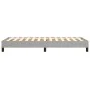 Light gray fabric bed frame 80x200 cm by vidaXL, Beds and slatted bases - Ref: Foro24-3120468, Price: 81,66 €, Discount: %