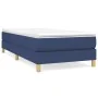 Estructura de cama de tela azul 80x200 cm de vidaXL, Camas y somieres - Ref: Foro24-3120572, Precio: 73,91 €, Descuento: %