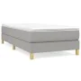 Light gray fabric bed frame 80x200 cm by vidaXL, Beds and slatted bases - Ref: Foro24-3120566, Price: 85,26 €, Discount: %