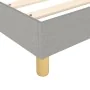 Light gray fabric bed frame 80x200 cm by vidaXL, Beds and slatted bases - Ref: Foro24-3120566, Price: 85,26 €, Discount: %