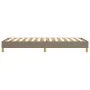 Estructura de cama de tela gris taupe 80x200 cm de vidaXL, Camas y somieres - Ref: Foro24-3120570, Precio: 83,31 €, Descuento: %