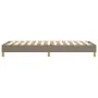 Taupe gray fabric bed frame 80x200 cm by vidaXL, Beds and slatted bases - Ref: Foro24-3120570, Price: 83,42 €, Discount: %