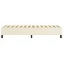 Cream synthetic leather bed frame 80x200 cm by vidaXL, Beds and slatted bases - Ref: Foro24-3121013, Price: 71,11 €, Discount: %