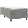 Estructura de cama de terciopelo gris claro 80x200 cm de vidaXL, Camas y somieres - Ref: Foro24-3121084, Precio: 97,31 €, Des...