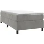 Hellgrauer Samtbettrahmen 80x200 cm von vidaXL, Betten und Lattenroste - Ref: Foro24-3121084, Preis: 97,31 €, Rabatt: %