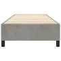 Hellgrauer Samtbettrahmen 80x200 cm von vidaXL, Betten und Lattenroste - Ref: Foro24-3121084, Preis: 97,31 €, Rabatt: %