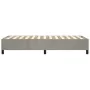 Hellgrauer Samtbettrahmen 80x200 cm von vidaXL, Betten und Lattenroste - Ref: Foro24-3121084, Preis: 97,31 €, Rabatt: %