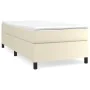 Estructura de cama box spring cuero sintético crema 100x200 cm de vidaXL, Camas y somieres - Ref: Foro24-3121031, Precio: 84,...