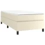 Estructura de cama box spring cuero sintético crema 100x200 cm de vidaXL, Camas y somieres - Ref: Foro24-3121031, Precio: 84,...