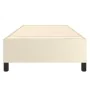 Estructura de cama box spring cuero sintético crema 100x200 cm de vidaXL, Camas y somieres - Ref: Foro24-3121031, Precio: 84,...