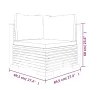 3-piece garden furniture set and solid teak wood cushions by vidaXL, Garden sets - Ref: Foro24-3100866, Price: 615,97 €, Disc...