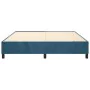 Estructura de cama de terciopelo azul 200x200 cm de vidaXL, Camas y somieres - Ref: Foro24-3121142, Precio: 147,57 €, Descuen...