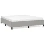 Hellgrauer Stoffbettrahmen 180x200 cm von vidaXL, Betten und Lattenroste - Ref: Foro24-347082, Preis: 134,81 €, Rabatt: %