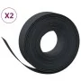 Garden edging 2 pcs black polyethylene 10 m 15 cm by vidaXL, Garden edging and edging - Ref: Foro24-3155444, Price: 57,78 €, ...