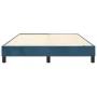 Estructura de cama de terciopelo azul 140x200 cm de vidaXL, Camas y somieres - Ref: Foro24-3120776, Precio: 106,50 €, Descuen...