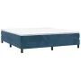 Blue velvet bed frame 160x200 cm by vidaXL, Beds and slatted bases - Ref: Foro24-3120782, Price: 109,88 €, Discount: %