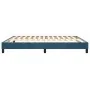 Blue velvet bed frame 160x200 cm by vidaXL, Beds and slatted bases - Ref: Foro24-3120782, Price: 109,88 €, Discount: %