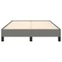 Estructura de cama de tela gris oscuro 120x200 cm de vidaXL, Camas y somieres - Ref: Foro24-346705, Precio: 126,28 €, Descuen...