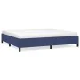 Blue taupe gray fabric bed frame 200x200 cm by vidaXL, Beds and slatted bases - Ref: Foro24-347096, Price: 135,42 €, Discount: %