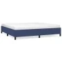 Estructura de cama de tela gris taupe azul 200x200 cm de vidaXL, Camas y somieres - Ref: Foro24-347096, Precio: 135,42 €, Des...