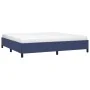 Estructura de cama de tela gris taupe azul 200x200 cm de vidaXL, Camas y somieres - Ref: Foro24-347096, Precio: 135,42 €, Des...