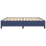 Estructura de cama de tela gris taupe azul 200x200 cm de vidaXL, Camas y somieres - Ref: Foro24-347096, Precio: 135,42 €, Des...