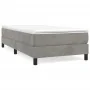 Estructura de cama de terciopelo gris claro 90x200 cm de vidaXL, Camas y somieres - Ref: Foro24-3120748, Precio: 78,96 €, Des...