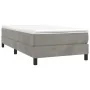 Estructura de cama de terciopelo gris claro 90x200 cm de vidaXL, Camas y somieres - Ref: Foro24-3120748, Precio: 78,96 €, Des...