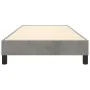 Estructura de cama de terciopelo gris claro 90x200 cm de vidaXL, Camas y somieres - Ref: Foro24-3120748, Precio: 78,96 €, Des...