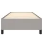 Light gray fabric bed frame 90x200 cm by vidaXL, Beds and slatted bases - Ref: Foro24-347034, Price: 84,10 €, Discount: %