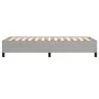 Light gray fabric bed frame 90x200 cm by vidaXL, Beds and slatted bases - Ref: Foro24-347034, Price: 84,10 €, Discount: %