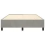 Hellgrauer Samtbettrahmen 140x190 cm von vidaXL, Betten und Lattenroste - Ref: Foro24-3121114, Preis: 148,06 €, Rabatt: %