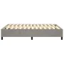 Hellgrauer Samtbettrahmen 140x190 cm von vidaXL, Betten und Lattenroste - Ref: Foro24-3121114, Preis: 148,06 €, Rabatt: %