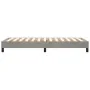 Hellgrauer Samtbettrahmen 100x200 cm von vidaXL, Betten und Lattenroste - Ref: Foro24-3120754, Preis: 95,80 €, Rabatt: %