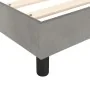 Hellgrauer Samtbettrahmen 100x200 cm von vidaXL, Betten und Lattenroste - Ref: Foro24-3120754, Preis: 95,80 €, Rabatt: %