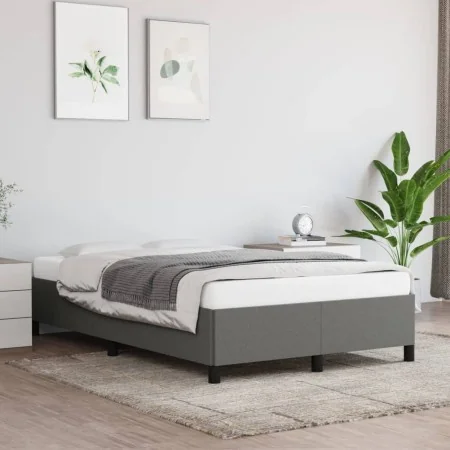 Dark gray fabric bed frame 120x200 cm by vidaXL, Beds and slatted bases - Ref: Foro24-347051, Price: 99,93 €, Discount: %